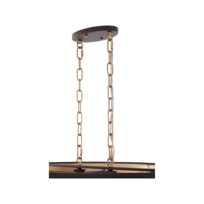 Cannery 6 Light Oval/Linear Pendant