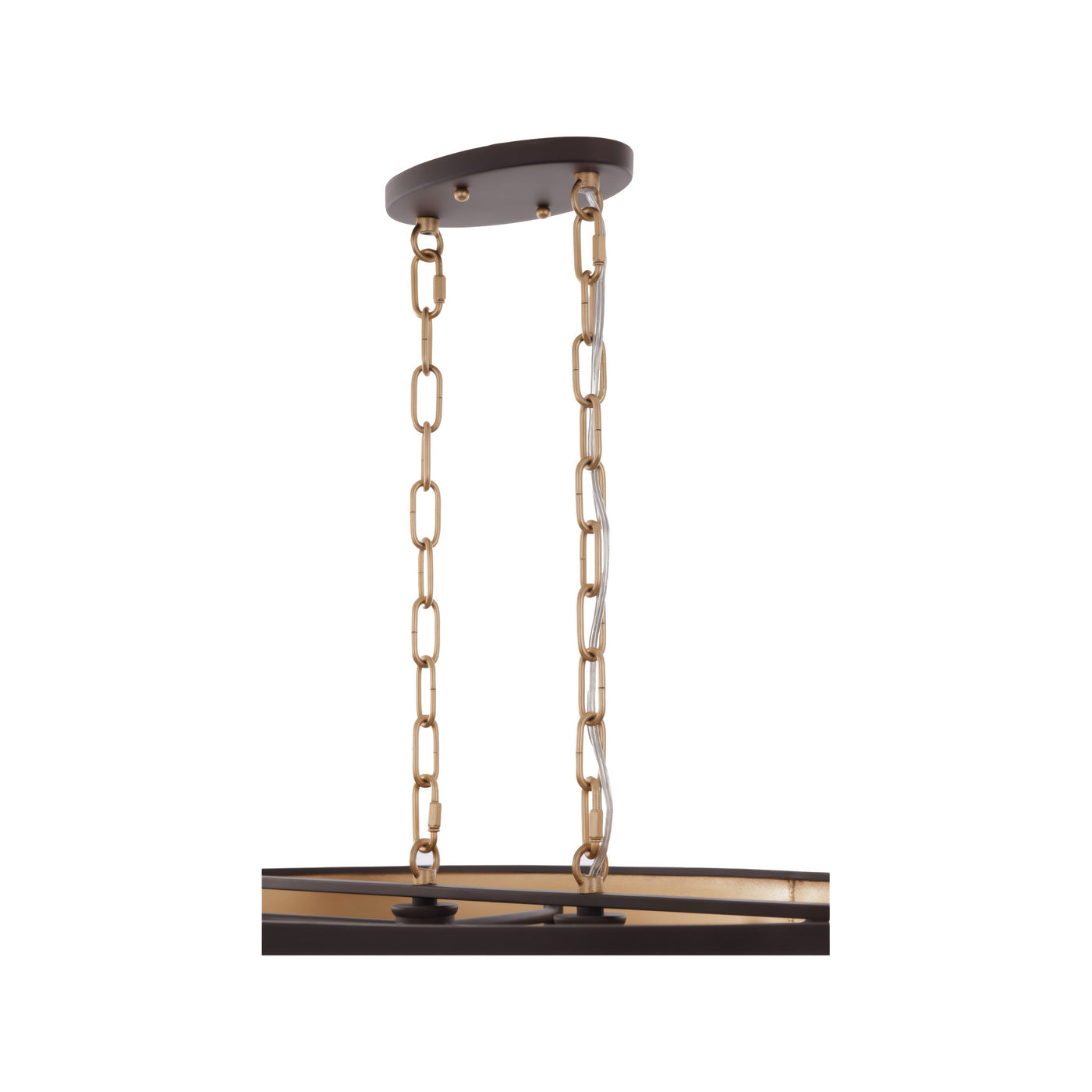 Cannery 6 Light Oval/Linear Pendant