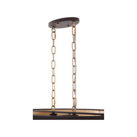Cannery 6 Light Oval/Linear Pendant