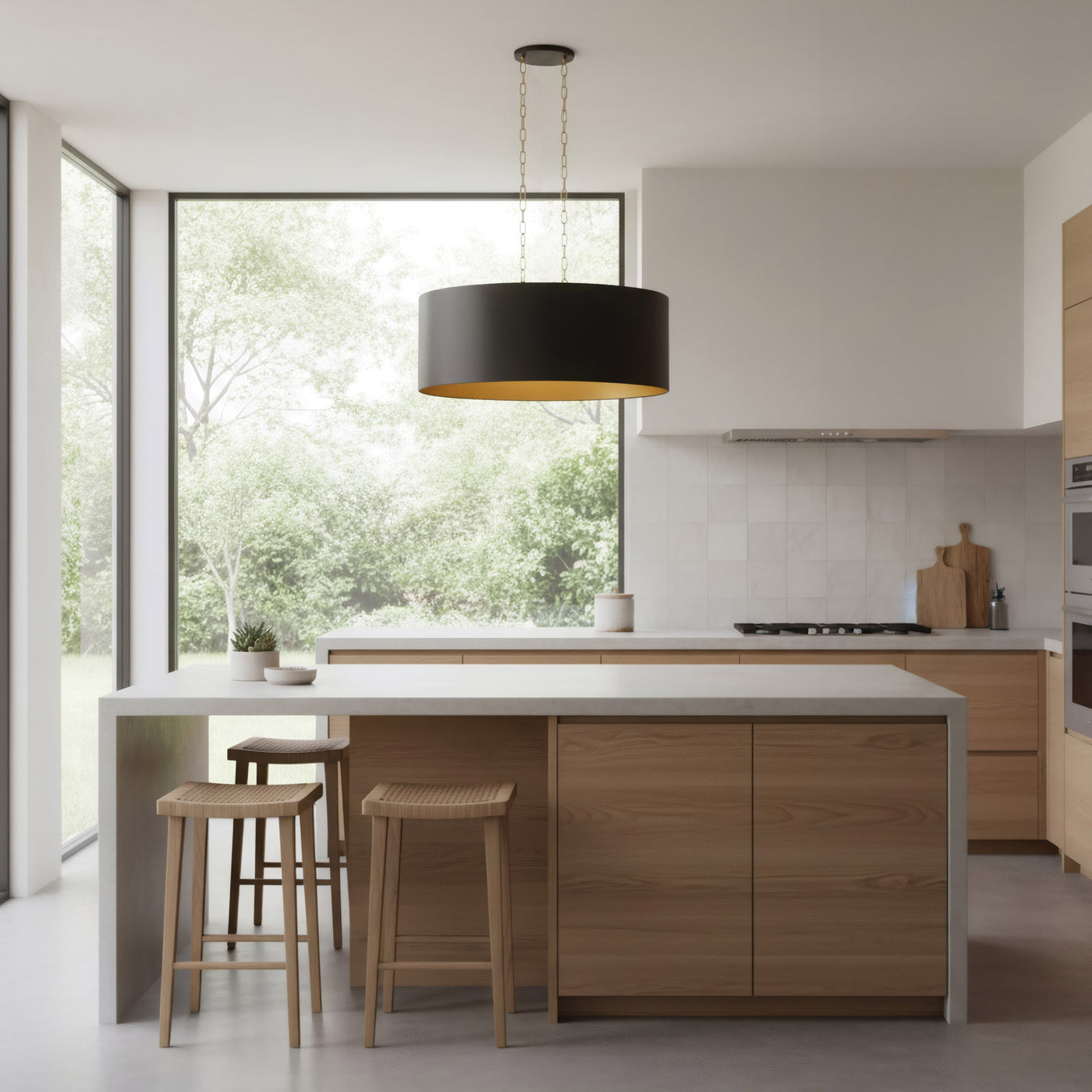 Cannery 6 Light Oval/Linear Pendant