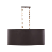 Cannery 6 Light Oval/Linear Pendant