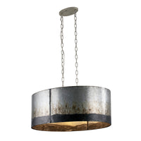 Cannery 6 Light Oval/Linear Pendant