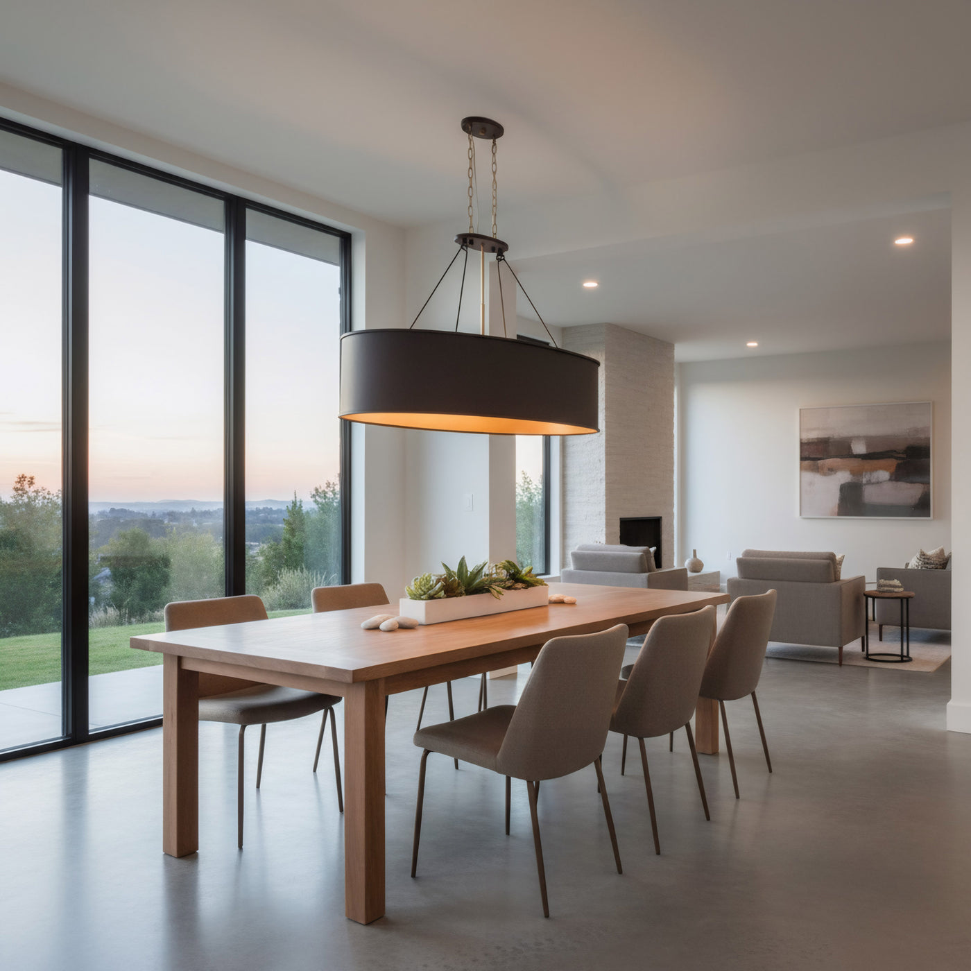 Cannery 7 Light Linear Pendants