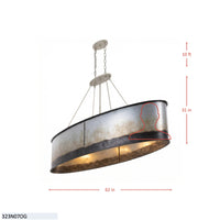 Cannery 7 Light Linear Pendants
