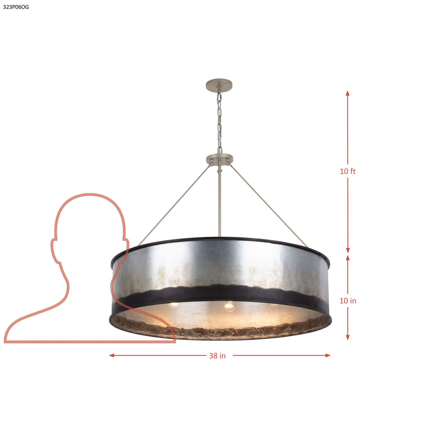 Cannery 6 Light Pendant