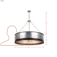 Cannery 6 Light Pendant