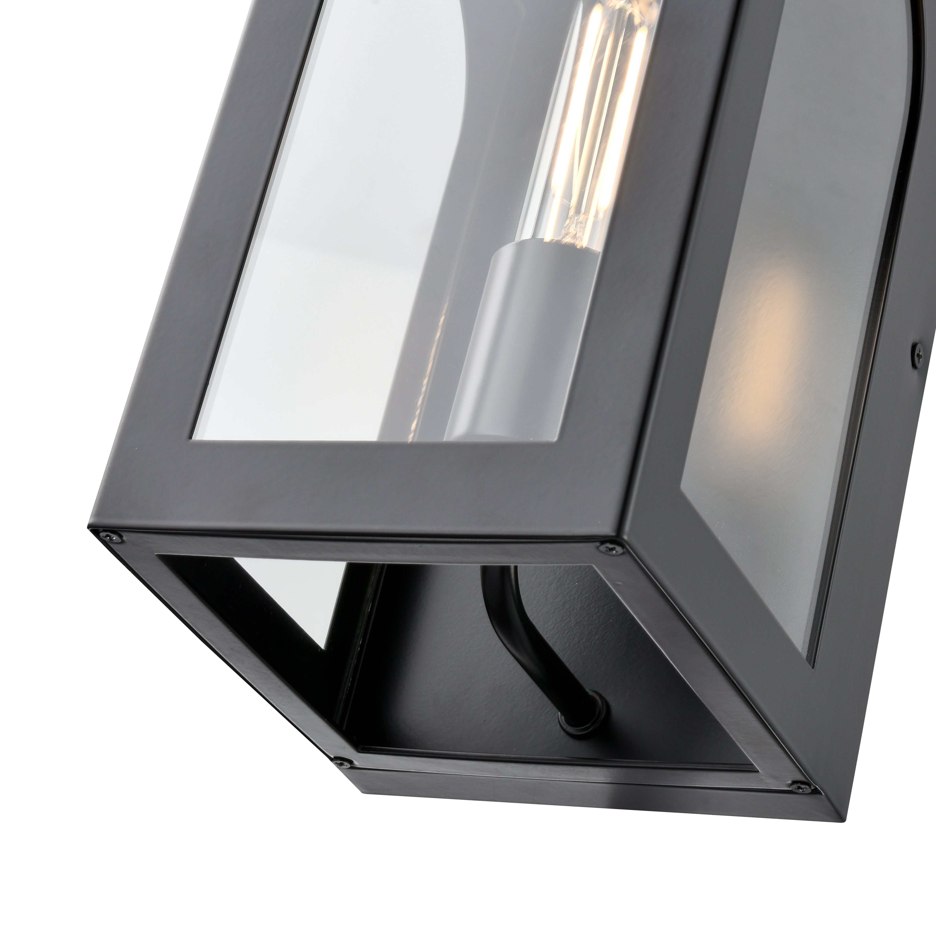 5.75'' Bratton Powder Coated Black 1 Light Wall Sconce