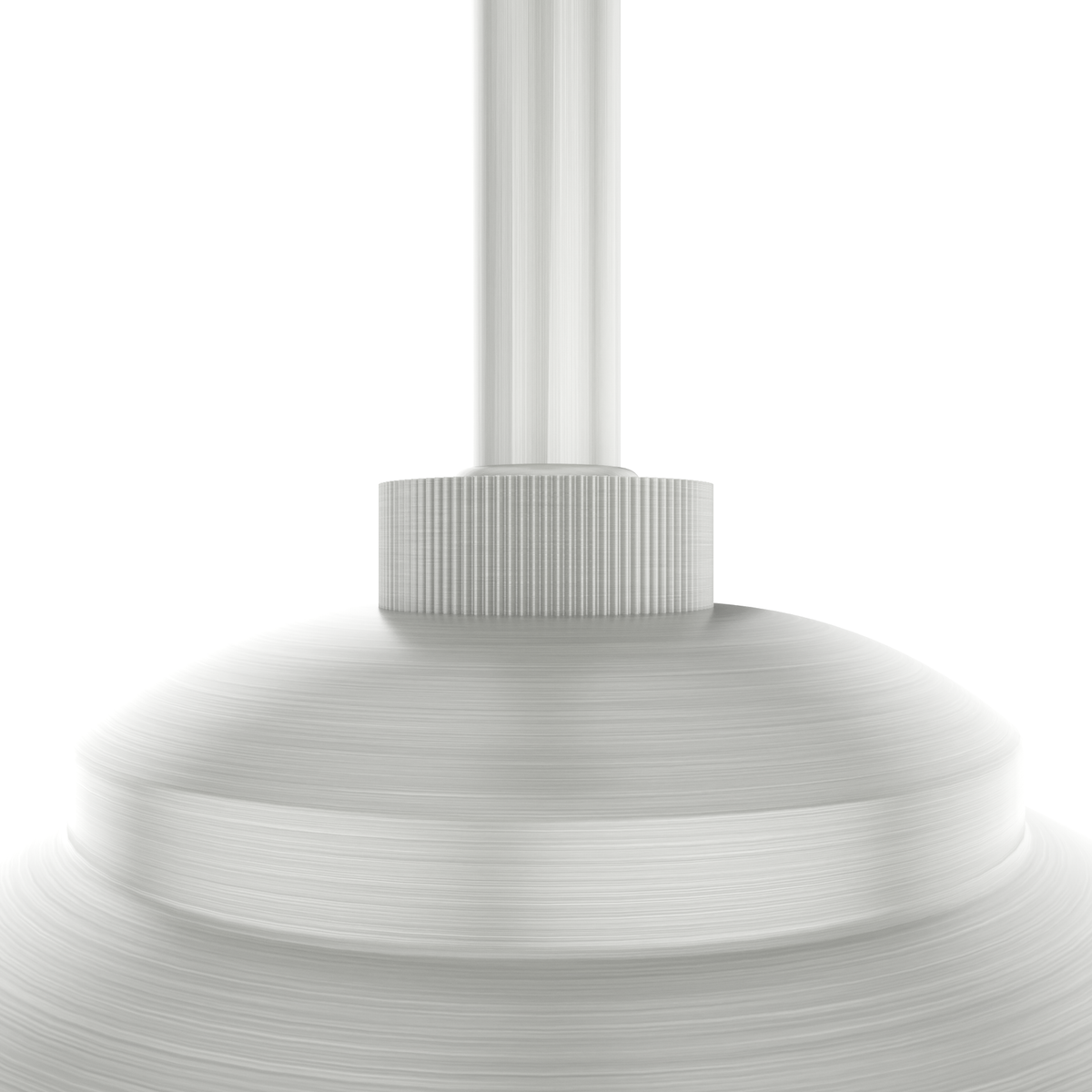 Hepburn 8-inch 1-light Brushed Nickel Globe Pendant with Cased White Glass