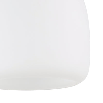Valentina 5-inch 1-light Matte Black Vanity Light with Etched Opal Glass Shade
