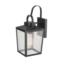 17.88-inch Devens Powder Coated Black 1-Light Outdoor Wall Sconce
