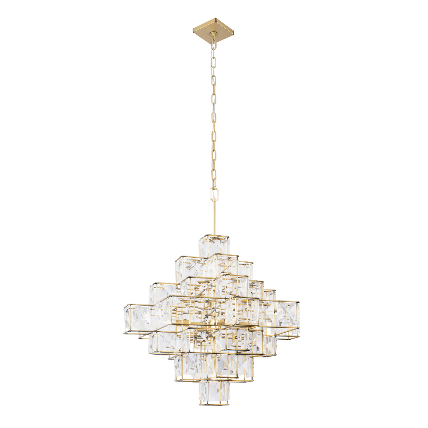 Cubic 6 Light Chandelier