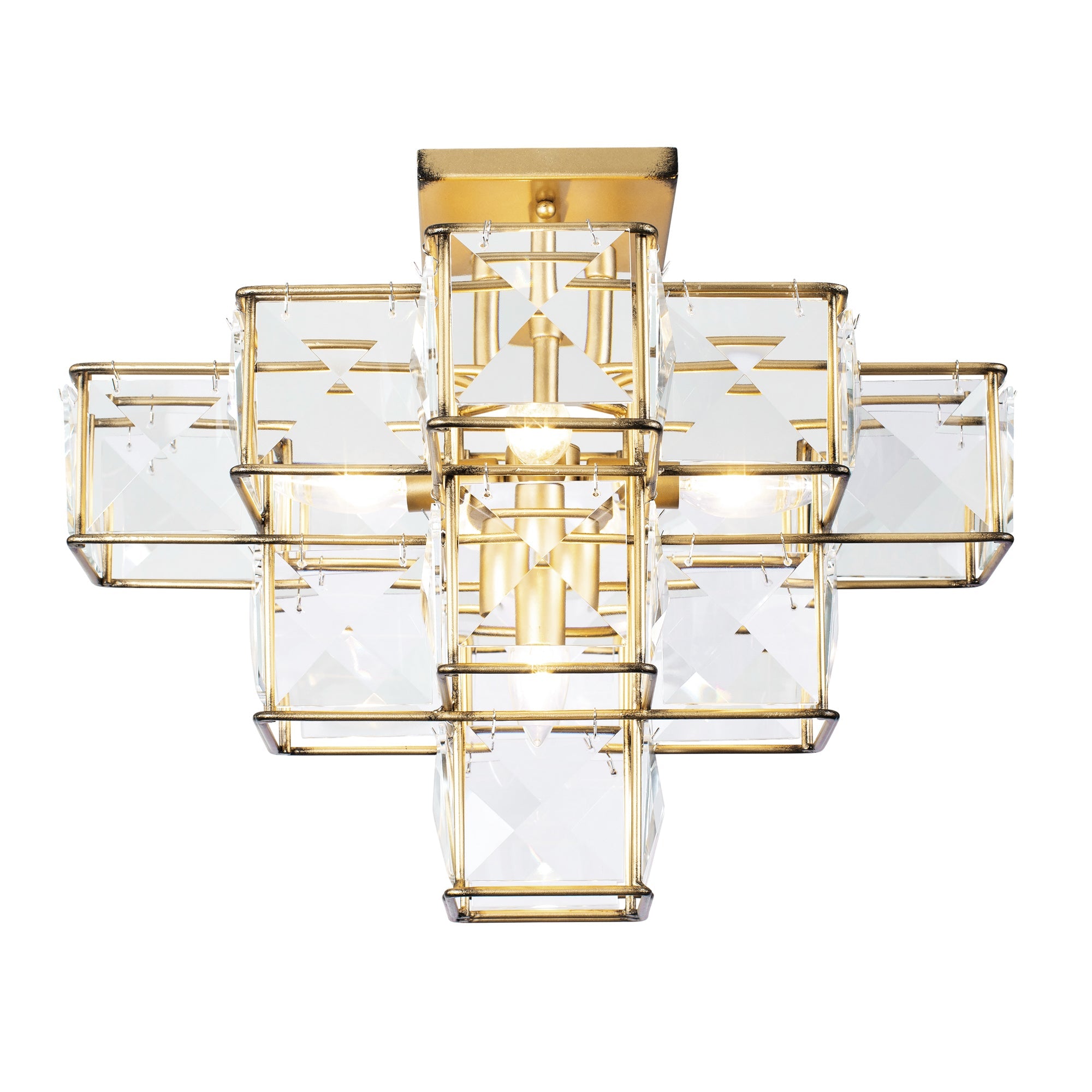 Cubic 5 Light Ceiling Fixture