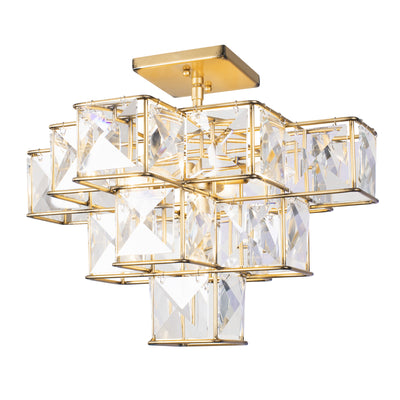 Cubic 5 Light Ceiling Fixture