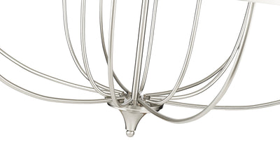 40.2'' Emery Brushed Nickel 12 Light Chandelier