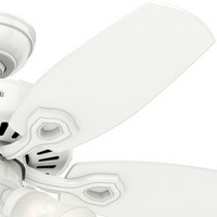 42 inch Builder Snow White Ceiling Fan with LED Light Kit