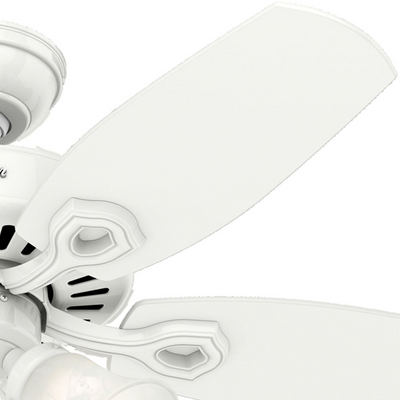 42 inch Builder Snow White Ceiling Fan with LED Light Kit