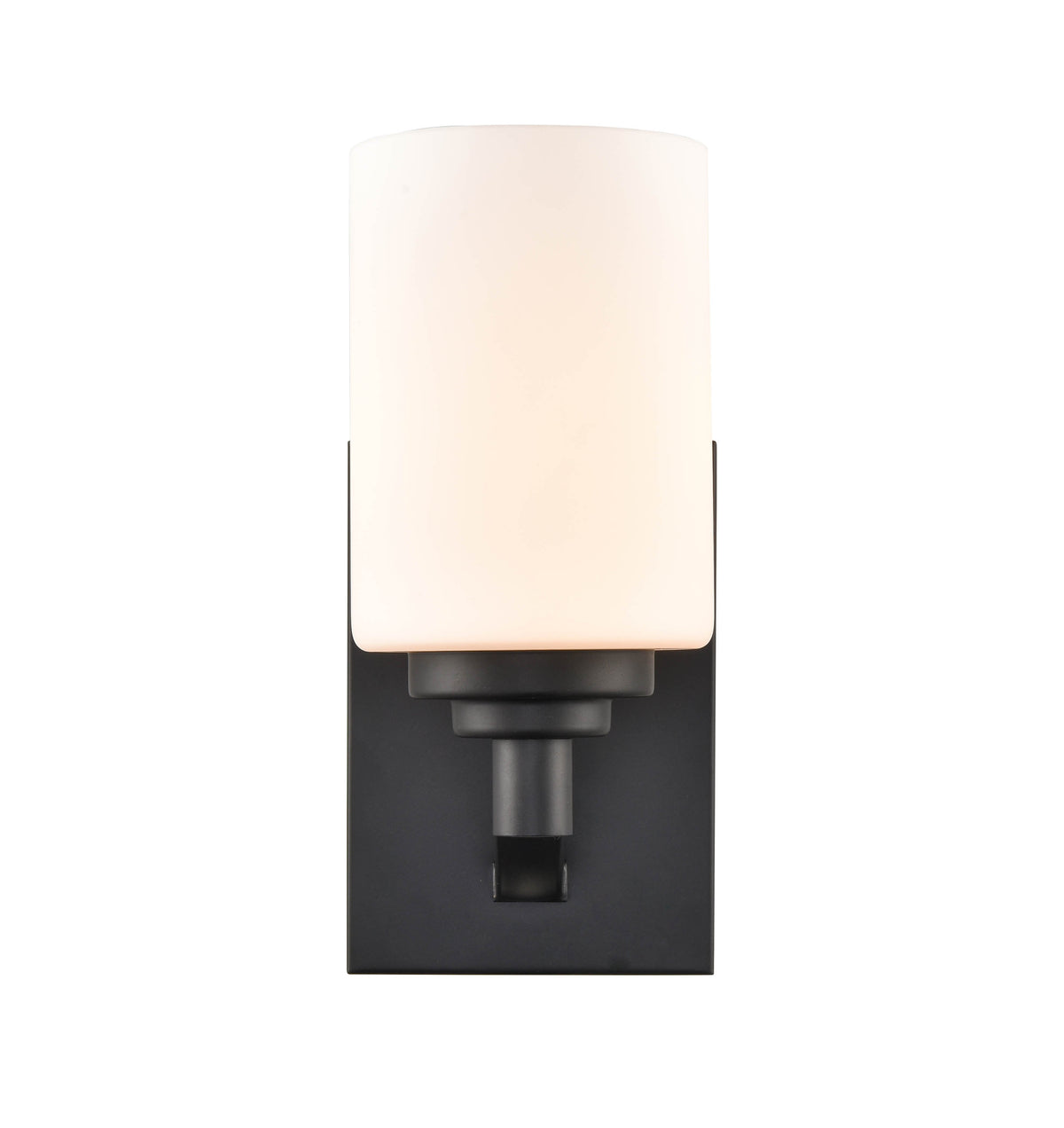 4.38'' Durham Matte Black 1 Light Wall Sconce