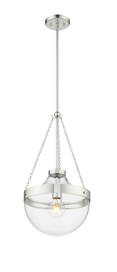 23.5'' Clarra Polished Nickel 1 Light Pendant