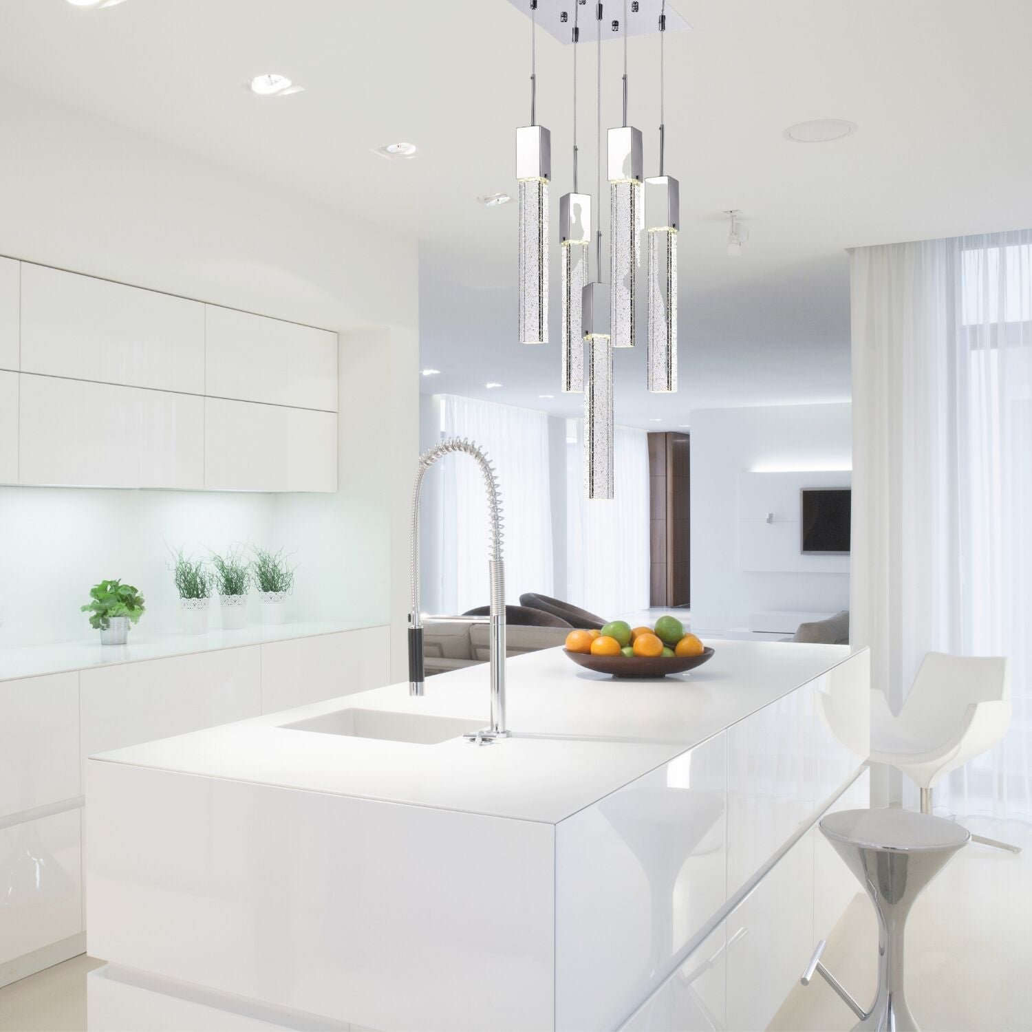 Sparkling Night Chandelier | XL 5 Light