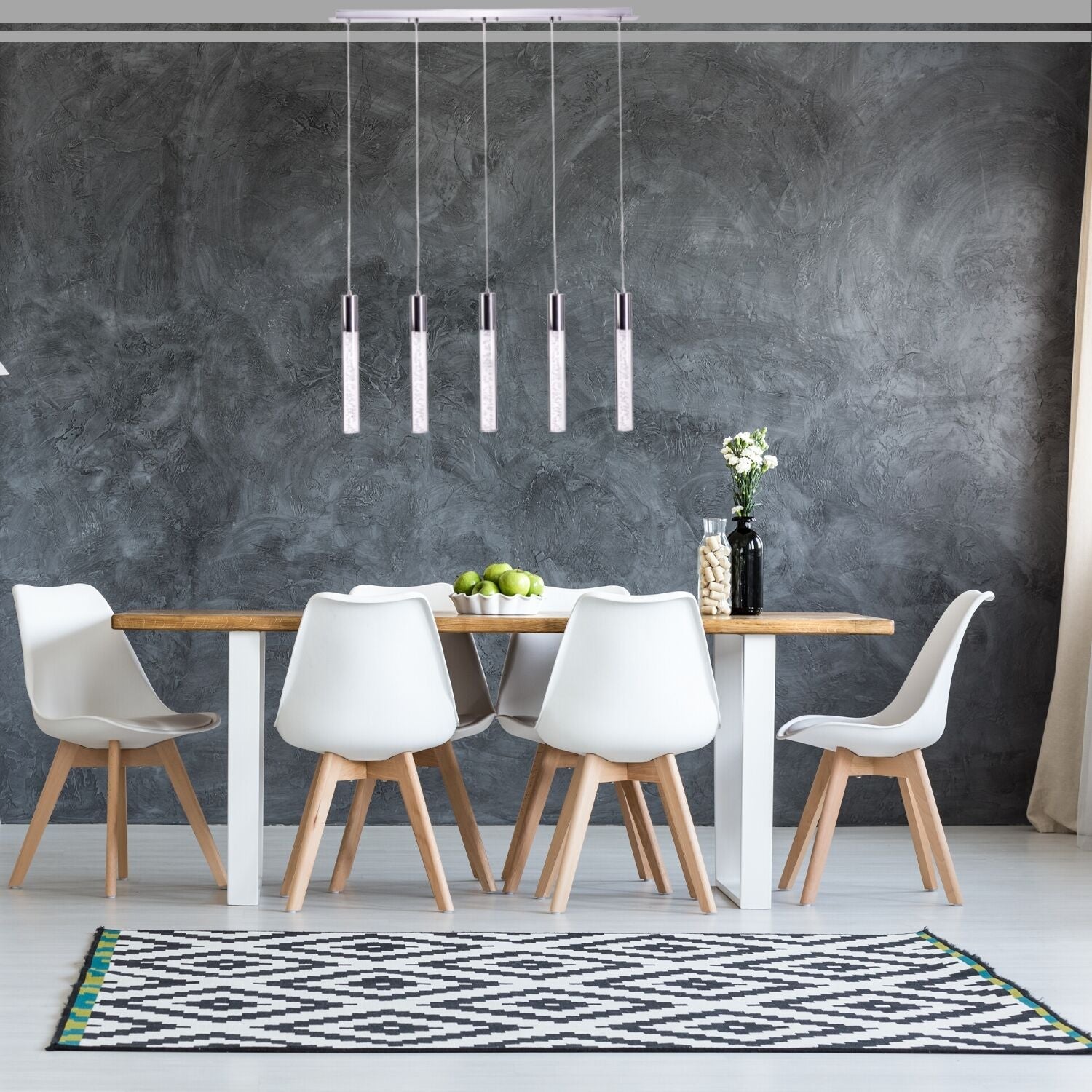 Sparkling Night Cylinder Chandelier | 5 Light