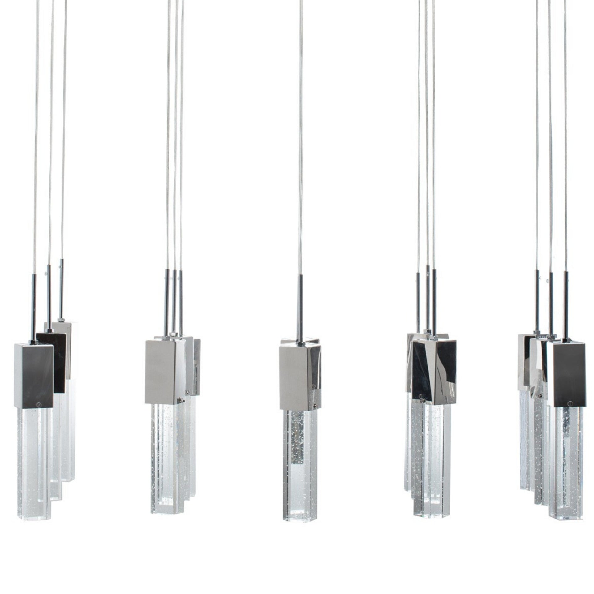 Short Crystal Sparkling Night Chandelier | 15 Light