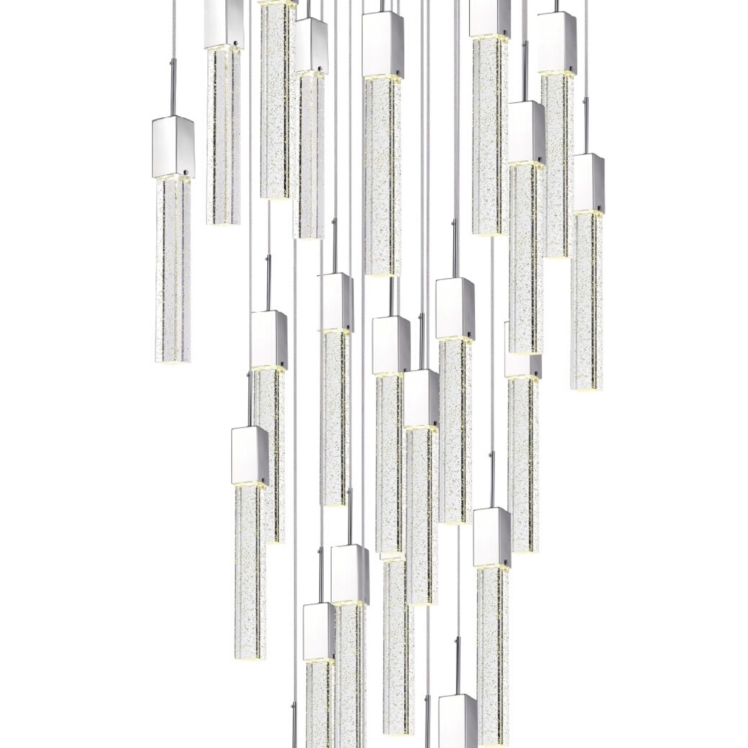 Sparkling Night Chandelier Vertical | XL 25 Light