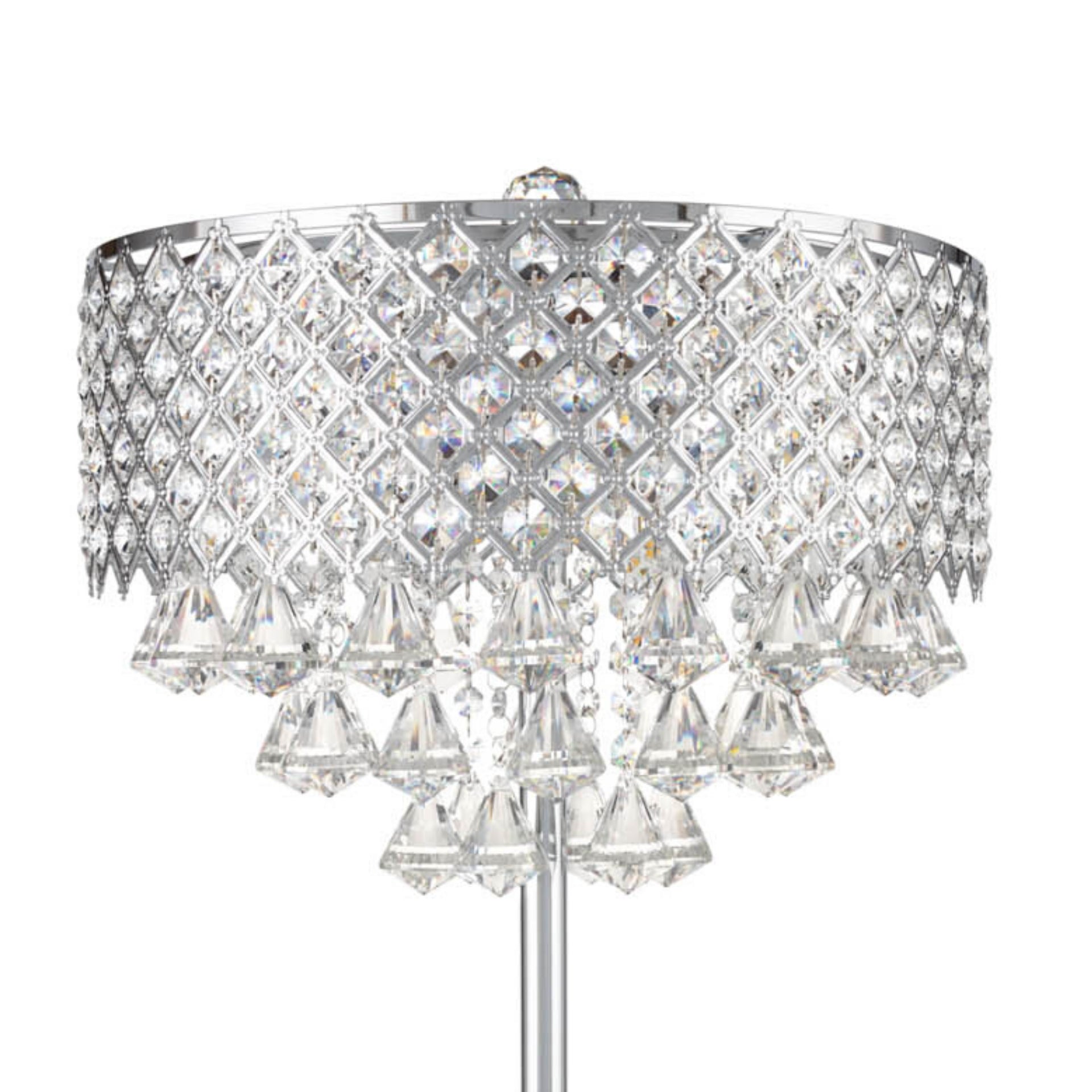 Grand Chrome Table Lamp | 6 Light
