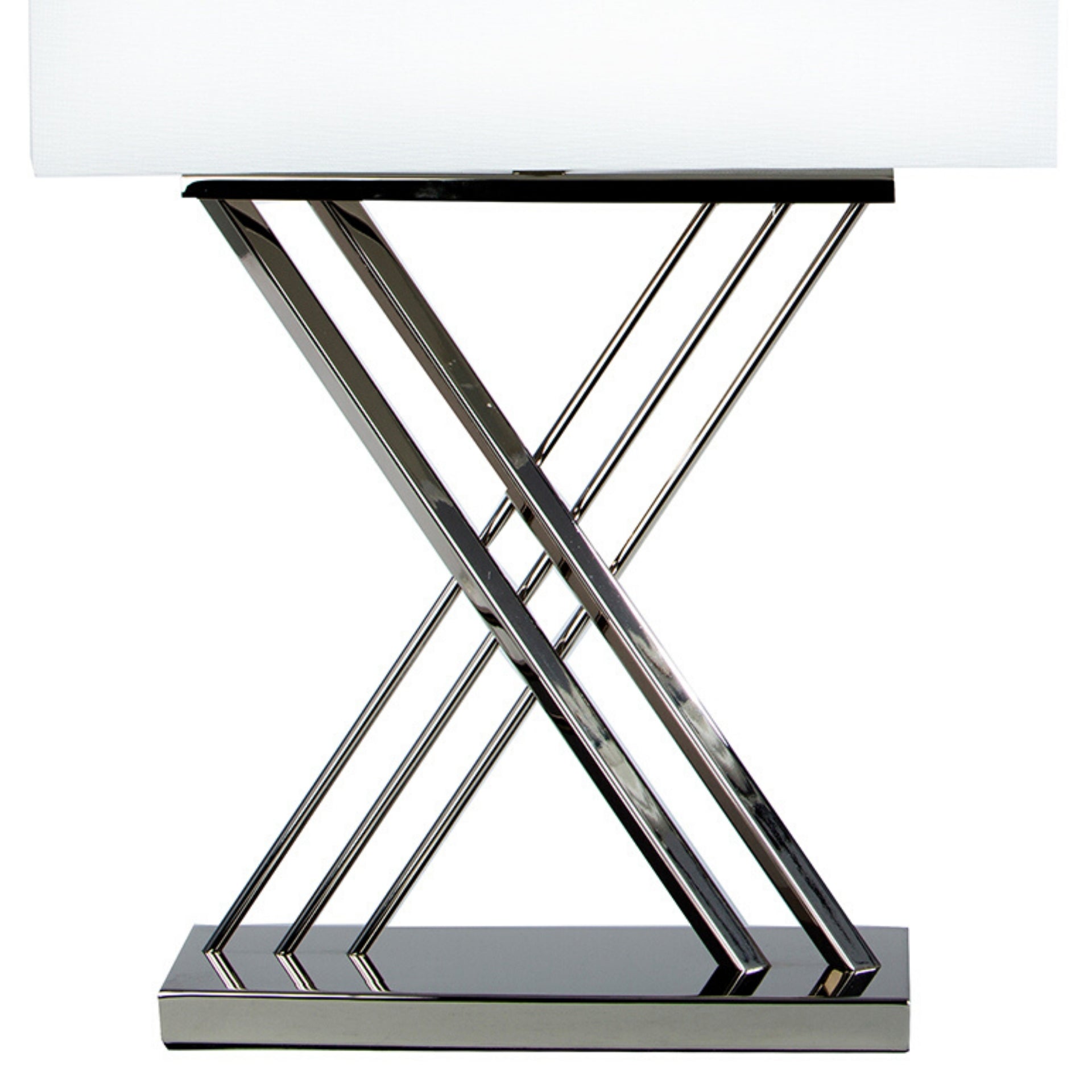 Chrome X Table Lamp | 1 Light