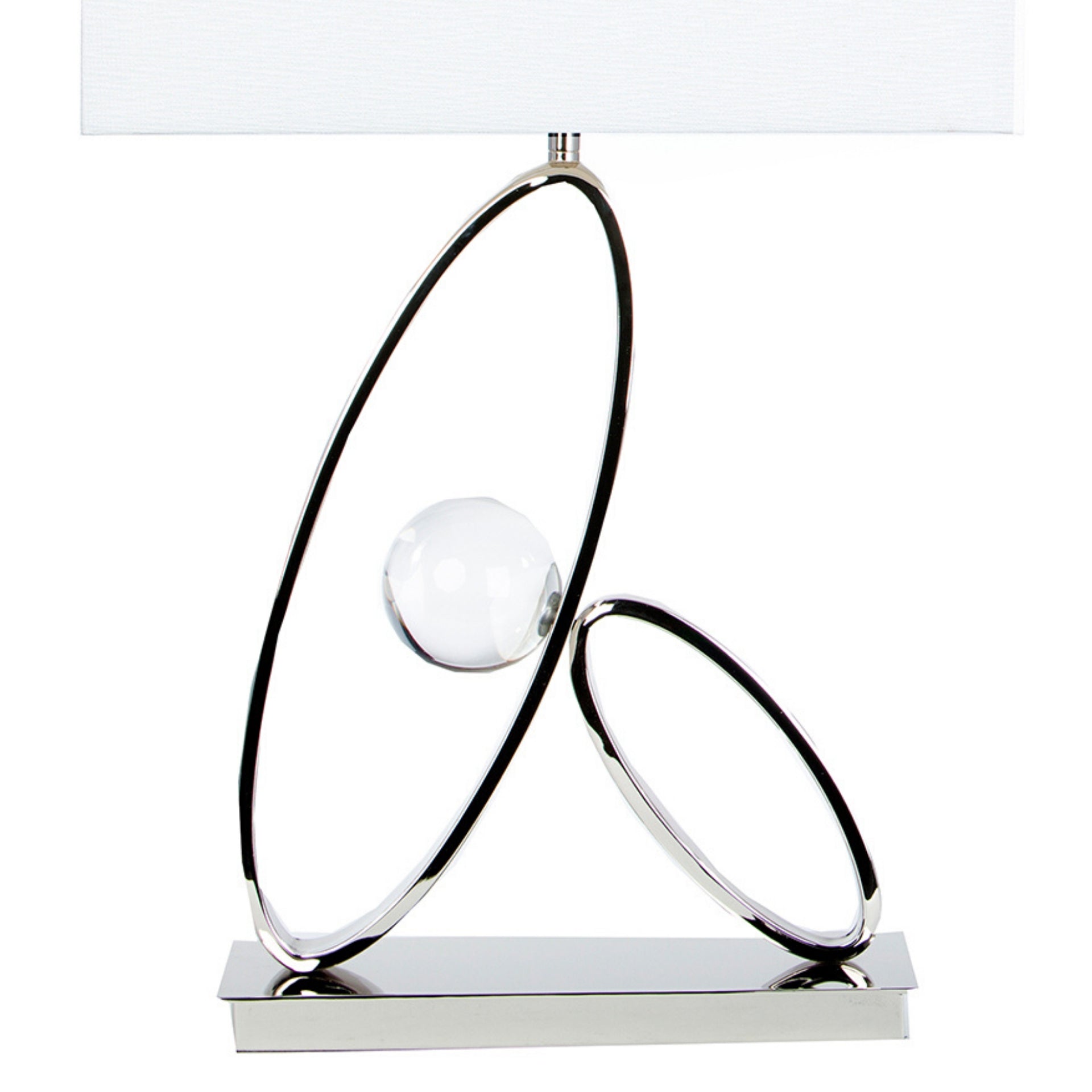 Ovals in Crystal Table Lamp | 1 Light
