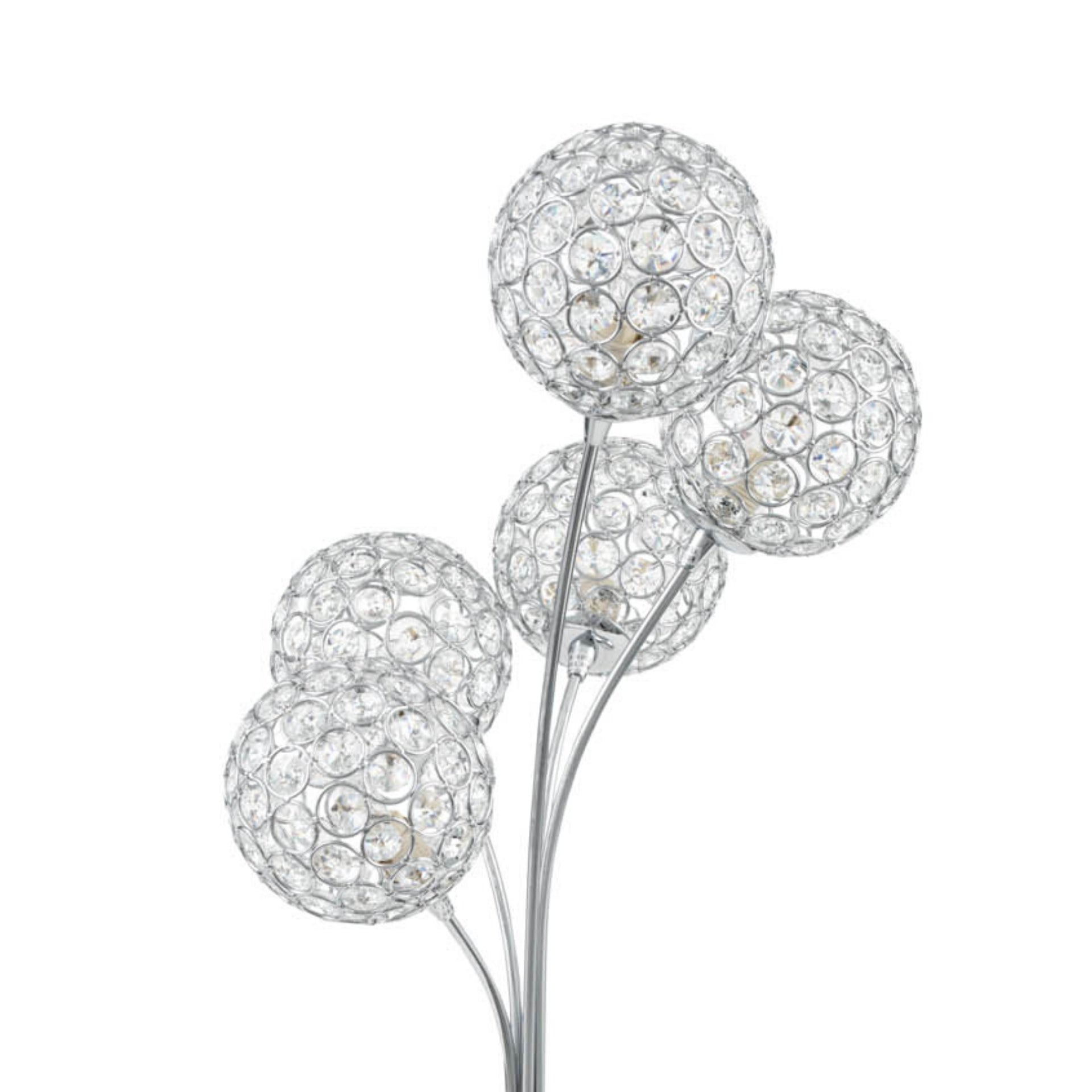 Thailand Crystal Domes Table Lamp | 5 Light