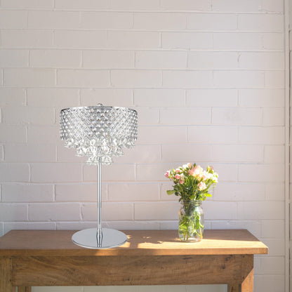 Grand Chrome Table Lamp | 6 Light