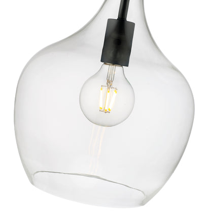 15'' Lamara Matte Black 1 Light Pendant