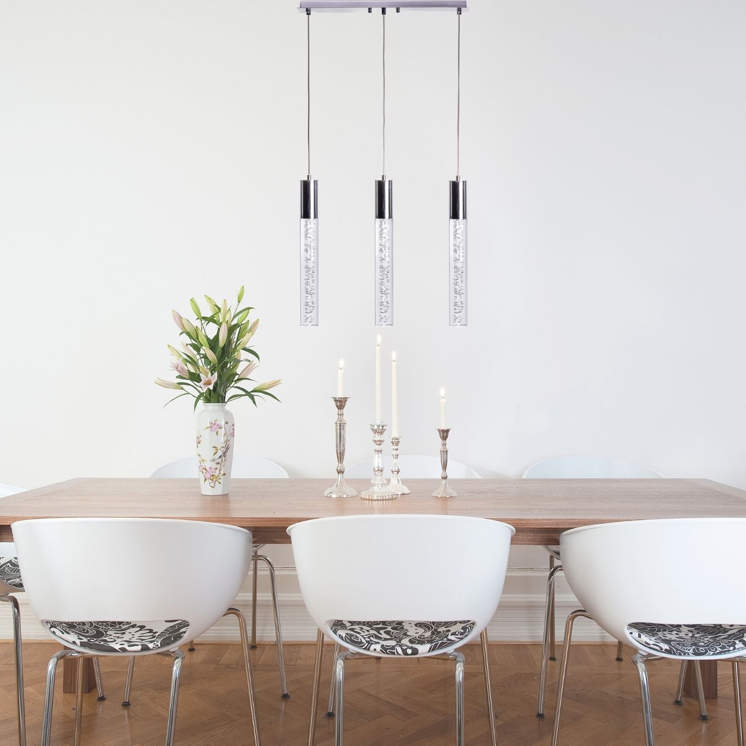 Sparkling Night Cylinder Chandelier | 3 Light