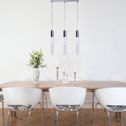 Sparkling Night Cylinder Chandelier | 3 Light