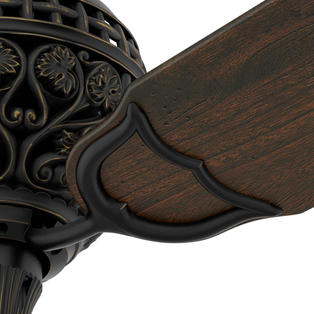 60 inch 1886 Limited Edition Midas Black Ceiling Fan and Pull Chain