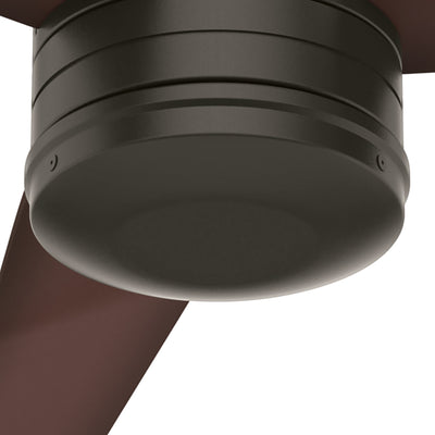 52 inch Cabo Frio New Bronze Damp Rated Ceiling Fan and Wall Control