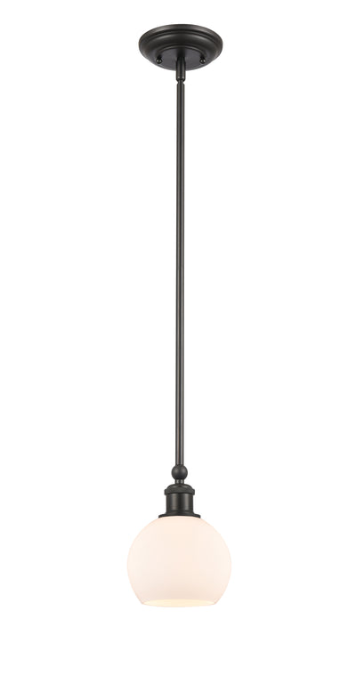 Ballston Mini Pendant Matte Black Brass Steel