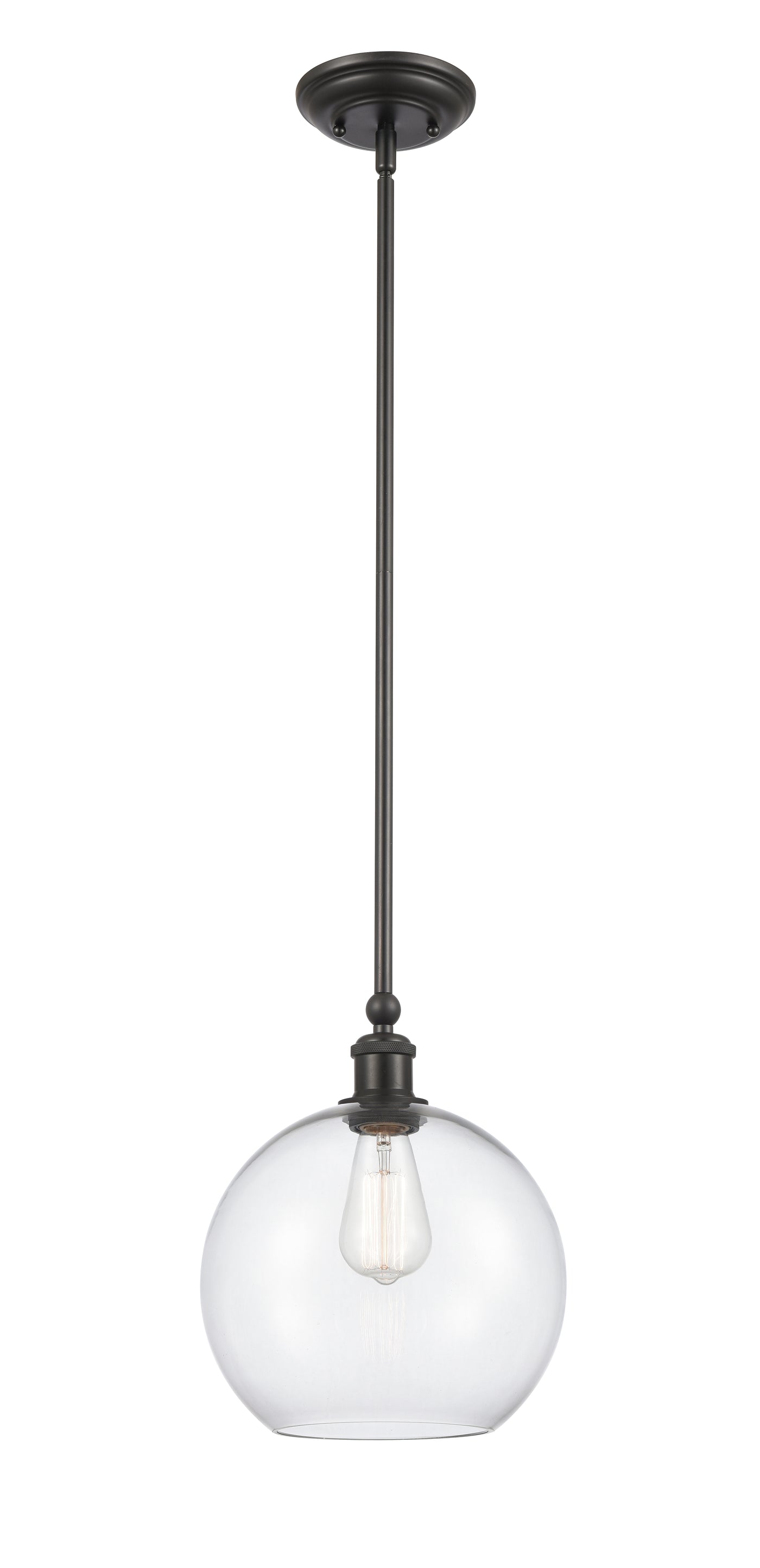 Ballston Mini Pendant Matte Black Brass