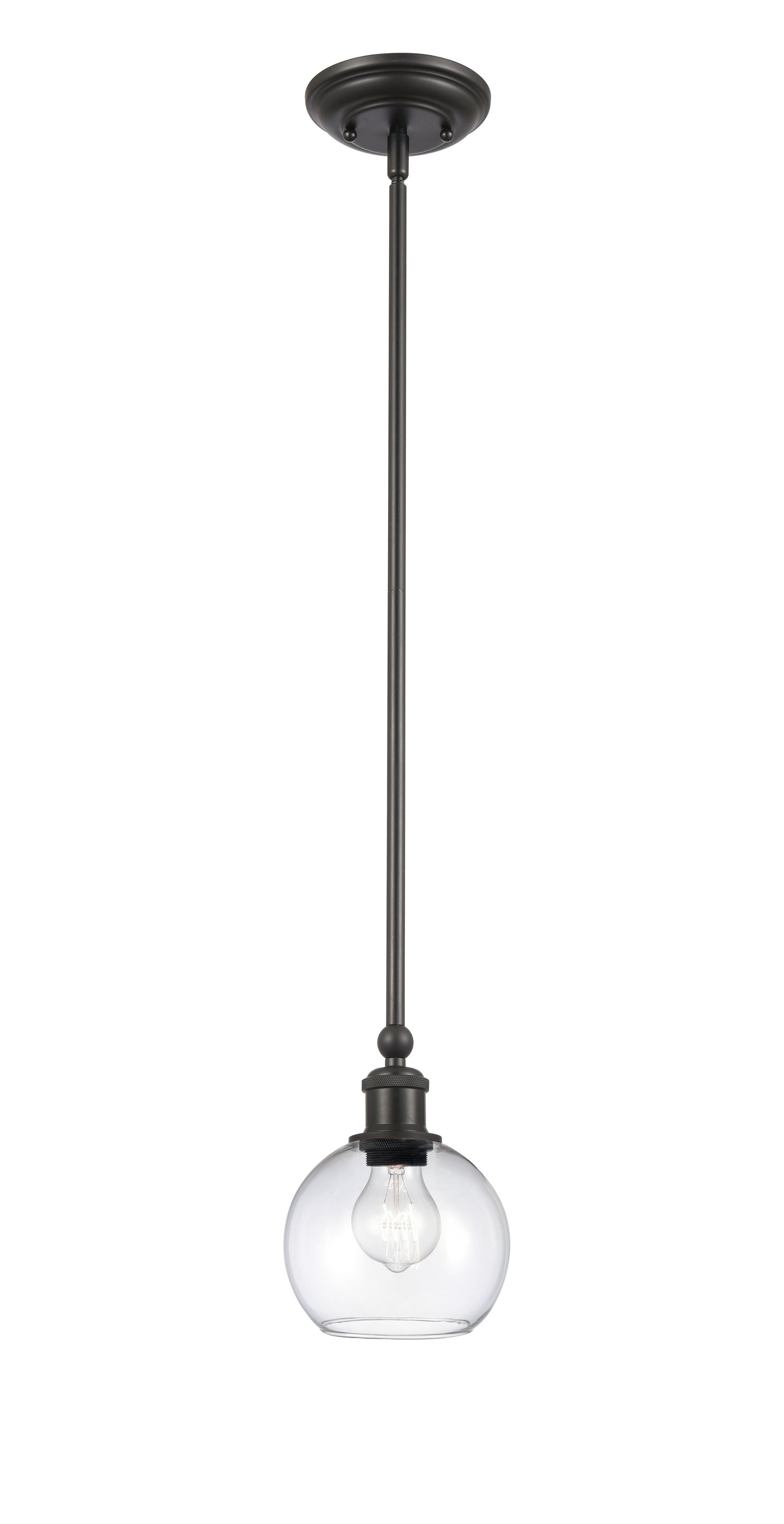 Ballston Mini Pendant Matte Black Brass Steel