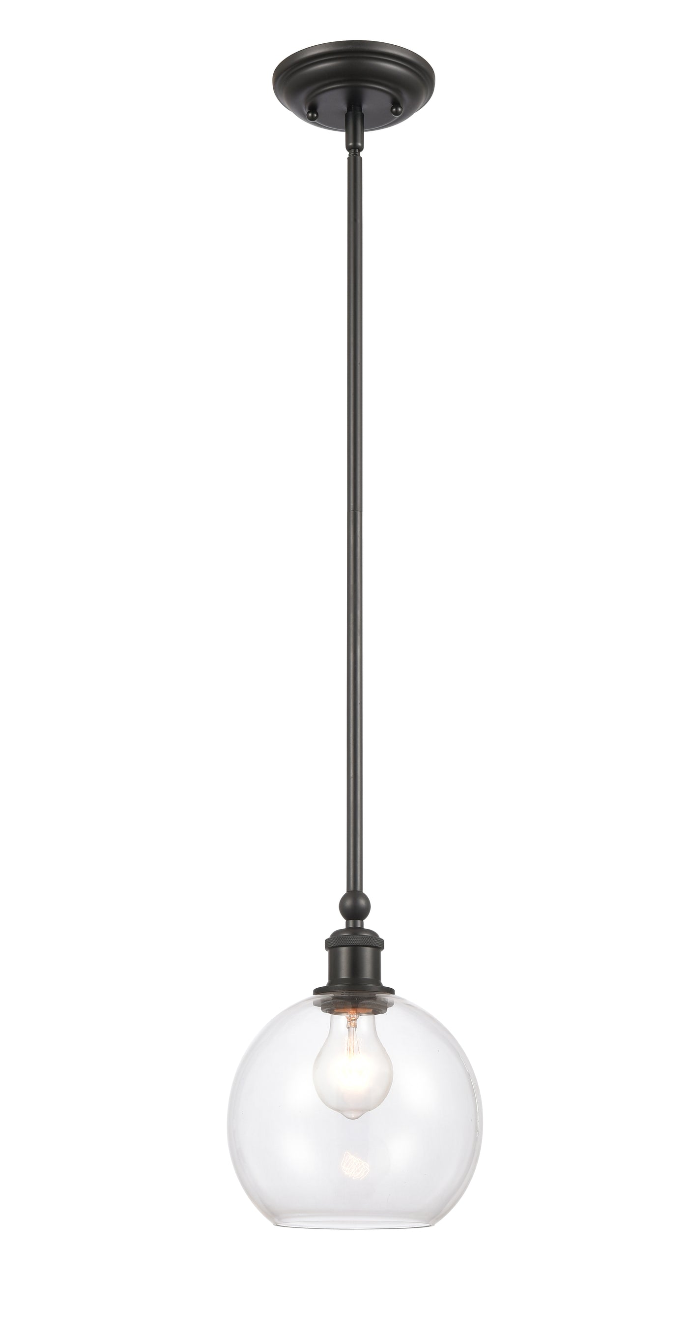 Ballston Mini Pendant Matte Black Brass