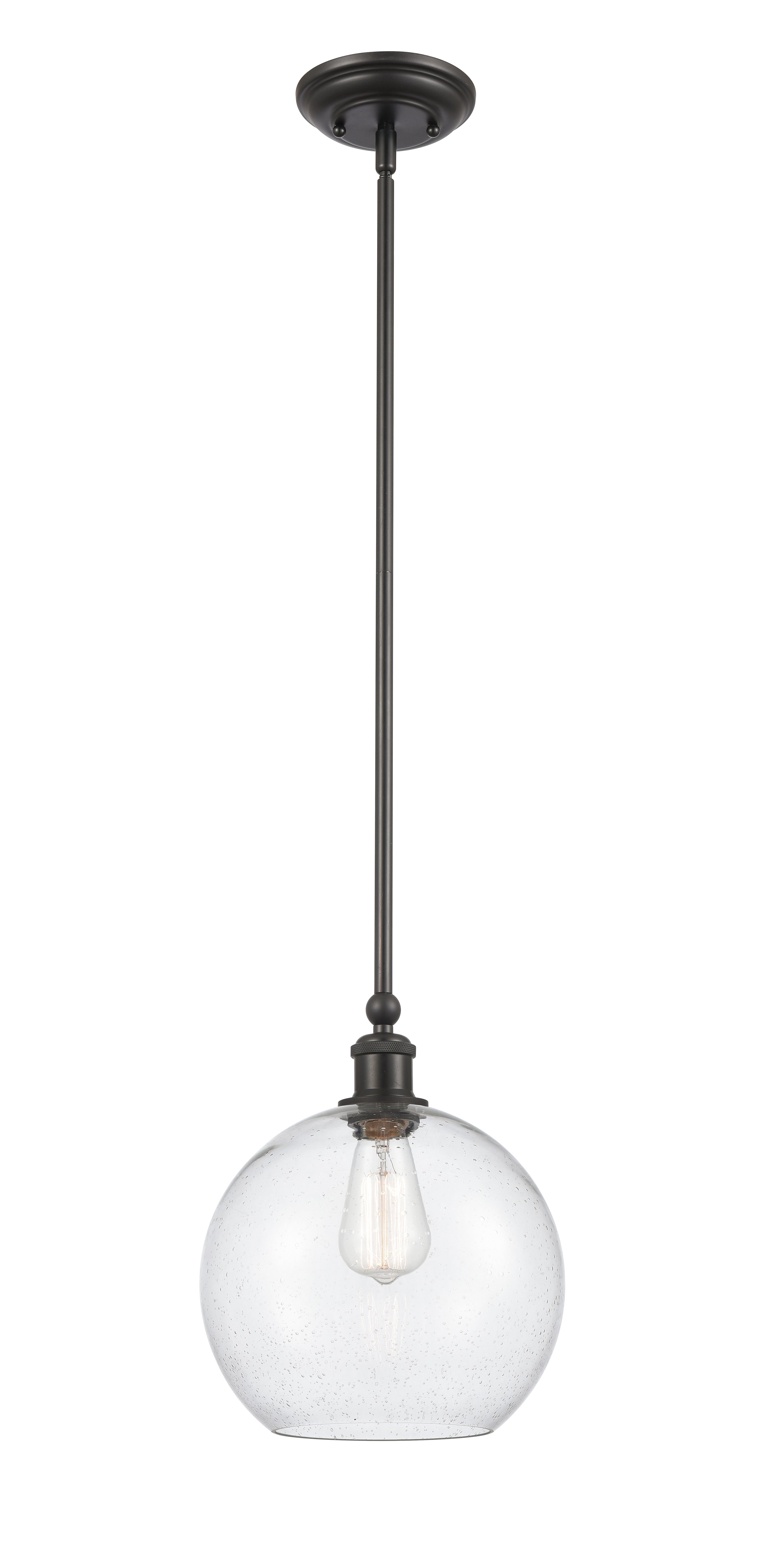 Ballston Mini Pendant Matte Black Brass