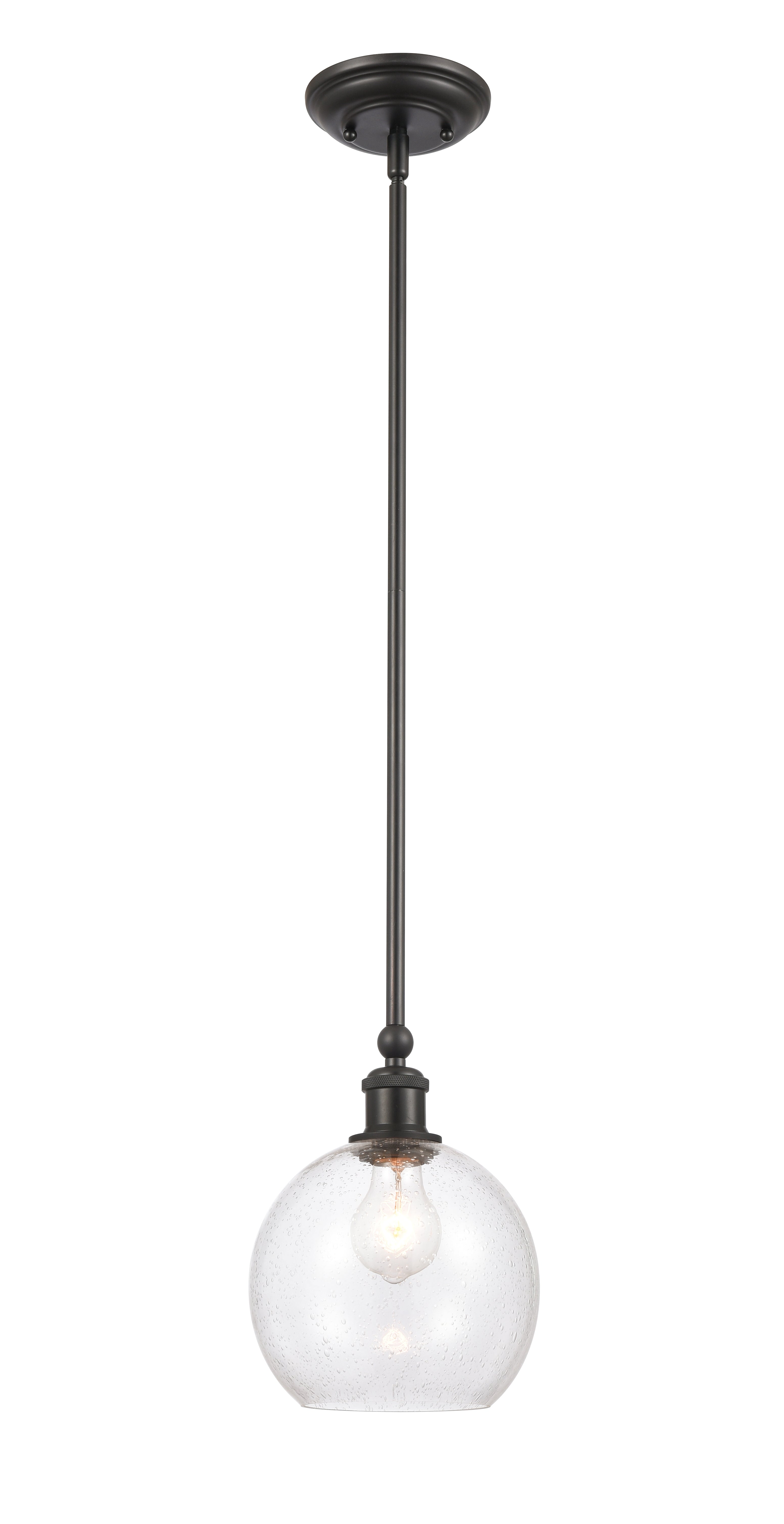 Ballston Mini Pendant Matte Black Brass