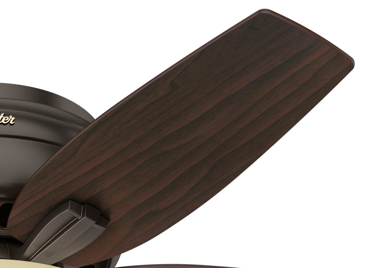 42 inch Newsome Premier Bronze Low Profile Ceiling Fan with LED Light Kit and Pull Chain