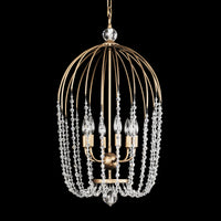 Voliere 6 Light Crystal Pendant