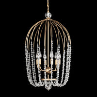 Voliere 6 Light Crystal Pendant