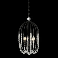 Voliere 6 Light Crystal Pendant