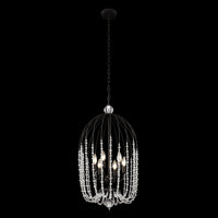 Voliere 6 Light Crystal Pendant