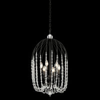 Voliere 6 Light Crystal Pendant