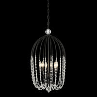 Voliere 6 Light Crystal Pendant