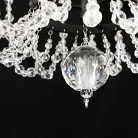 Voliere 6 Light Crystal Tall Pendant